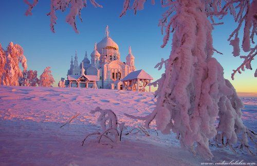 Зимняя сказка Белогорского монастыря. Январь 2014