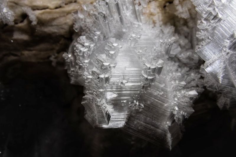Ice cave crystal