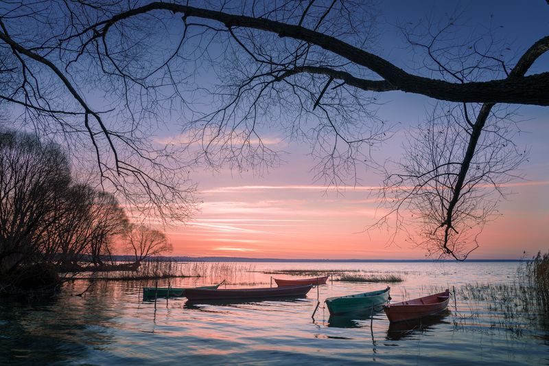 Закат на Плещеевом озереphoto preview