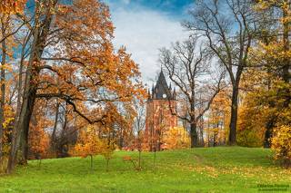 Золотая осень в Александровском парке...Замок 