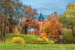 Золотая осень в Александровском парке...Замок 