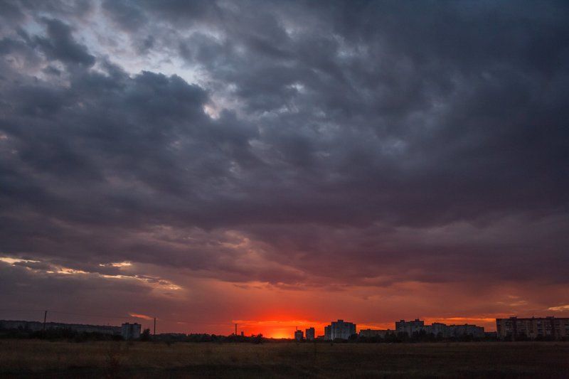Закат над Восточным.