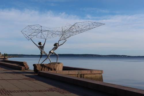 Скульптура Рыбаки