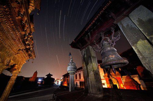Звездная ночь в Бхактапуре. Непал