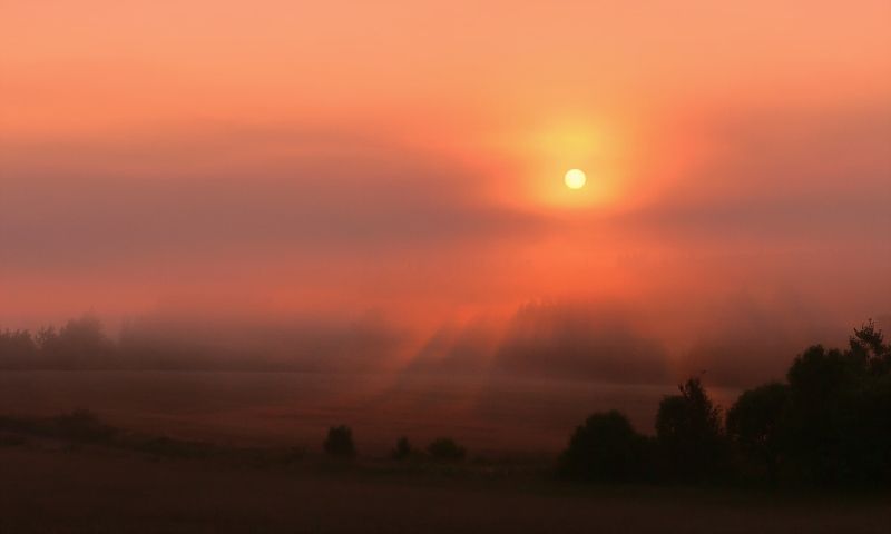пермский край, туман,рассвет Туманное...photo preview