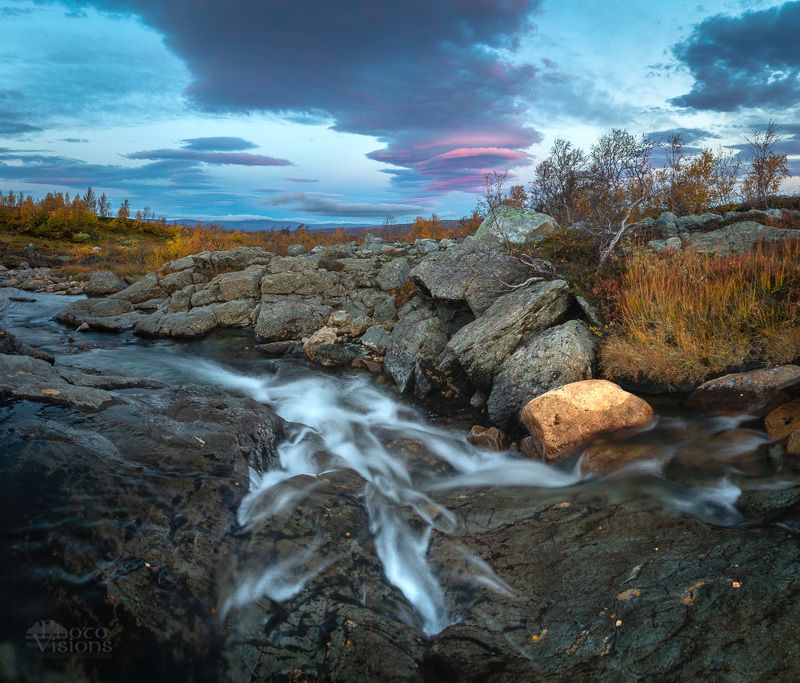 sylan,norway,morning,sunrise,clouds,mountains,river,long exposure,autumn,autumnal, Autumnal morningphoto preview