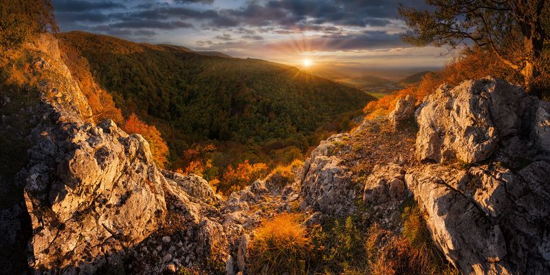 Autumn colors in the Little Carpathians