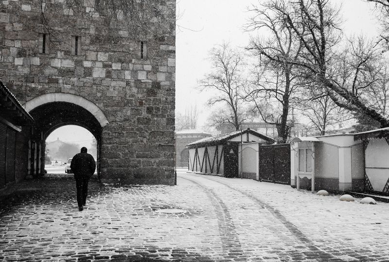 Зима в старом городеphoto preview