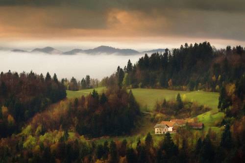 Рассвет в Словении