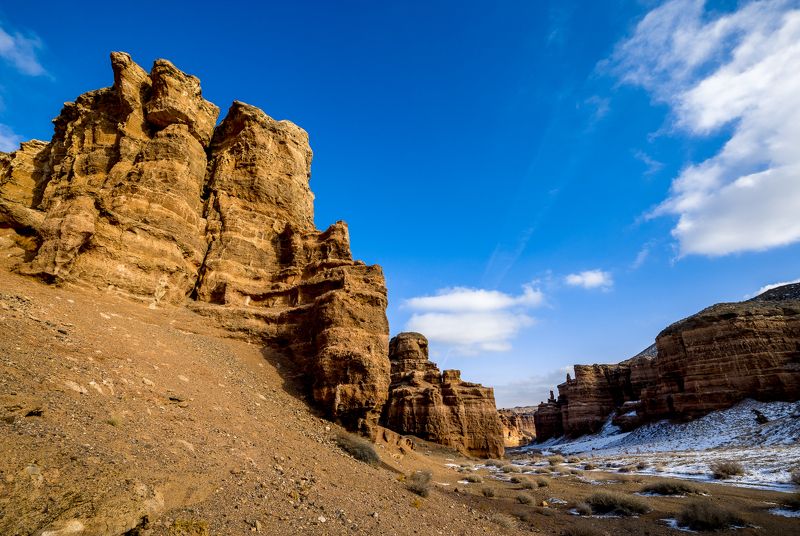 казахстан, чарын, каньон чарын, чарынский национальный парк, зима, тянь-шань, Каньон Чарын зимойphoto preview