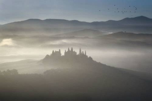 When dawn comes again. Tuscany