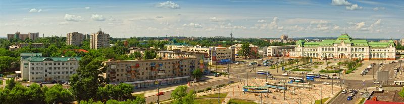 Привокзальная площадь в Хабаровске