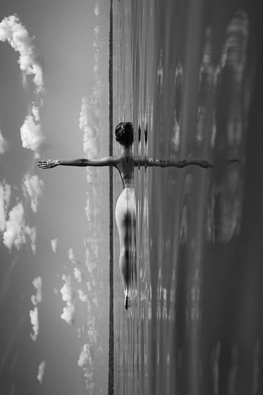 art nude, fine art nude, bw nude photo, reflections, nude Equilibrium 3photo preview