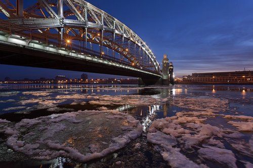Санкт-Петербург: Большеохтинский мост