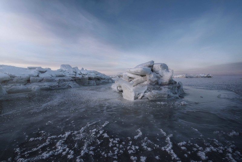 Ледяные торосы Белое море