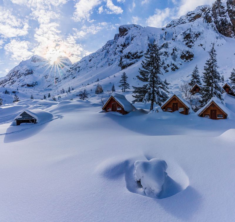 landscapes,nature,snow,winter,mountain Malyovitsa in white photo preview