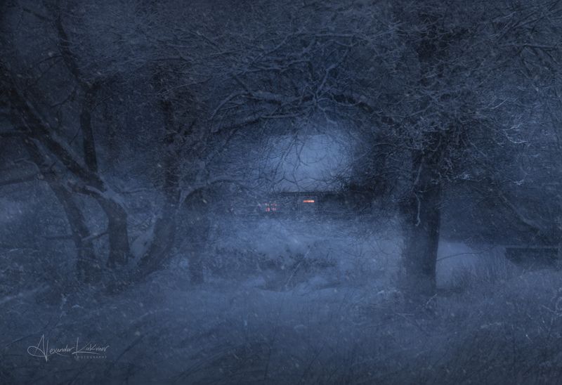 зима,вечер,вязьма,снег,метель Снежный вечер...photo preview