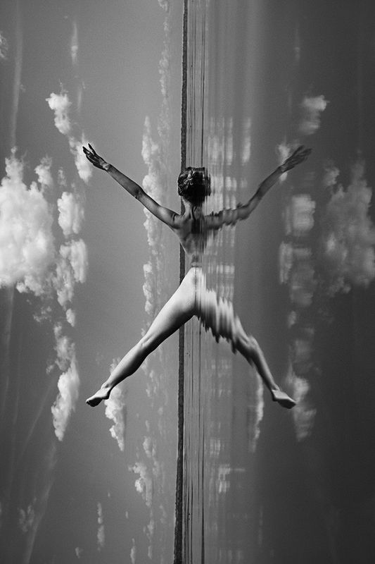 art nude, nude, fine art nude, bw nude photo, reflection, conceptual nude Expanse Хphoto preview