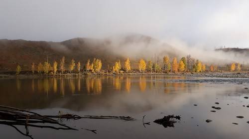 Осень на берегу Катуни