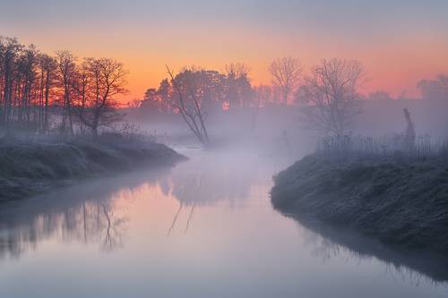 Dawn on the river