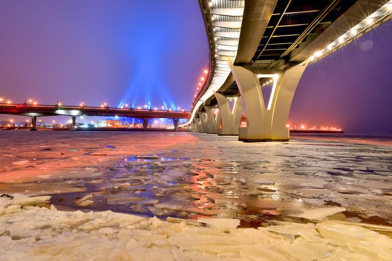 санкт-петербург, мост Зимняя Неваphoto preview