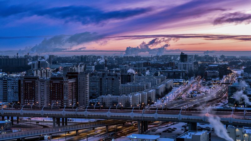 санкт-петербург Утро предновогоднего городаphoto preview