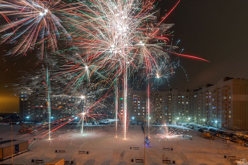 тамбов, салют, фейерверк Салют в Новогоднюю ночь 2022 г. Тамбовphoto preview