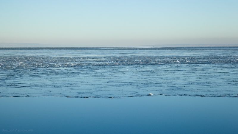 море, зима, пейзаж, лед Жигулевское мореphoto preview
