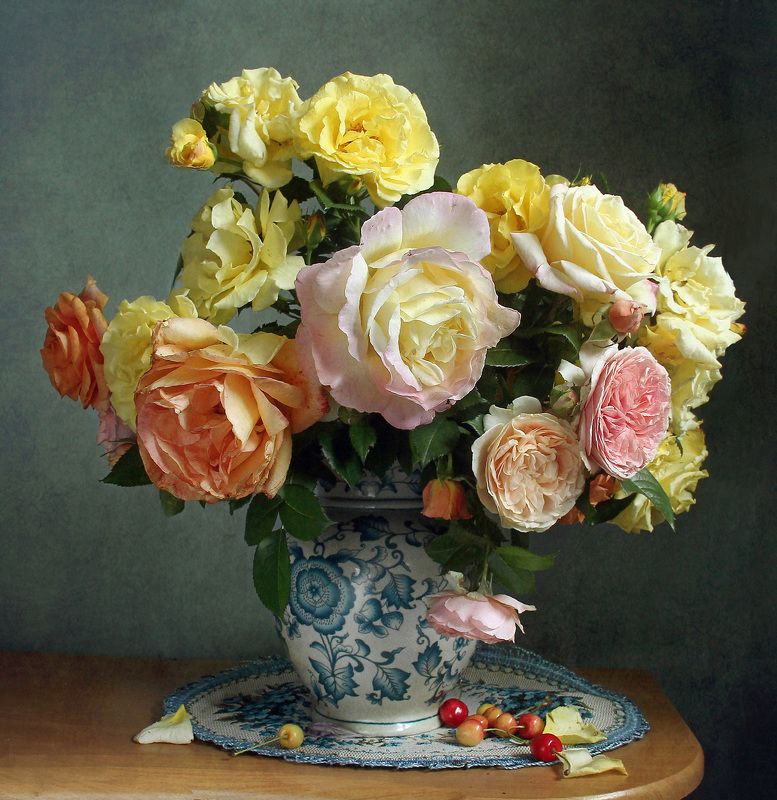 натюрморт, цветы, розы, лето, марина филатова О, как прекрасны эти розы!photo preview