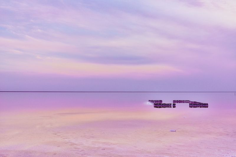 озеро эльтон, волгоградская область, солёные озера, закат Солёный закатphoto preview