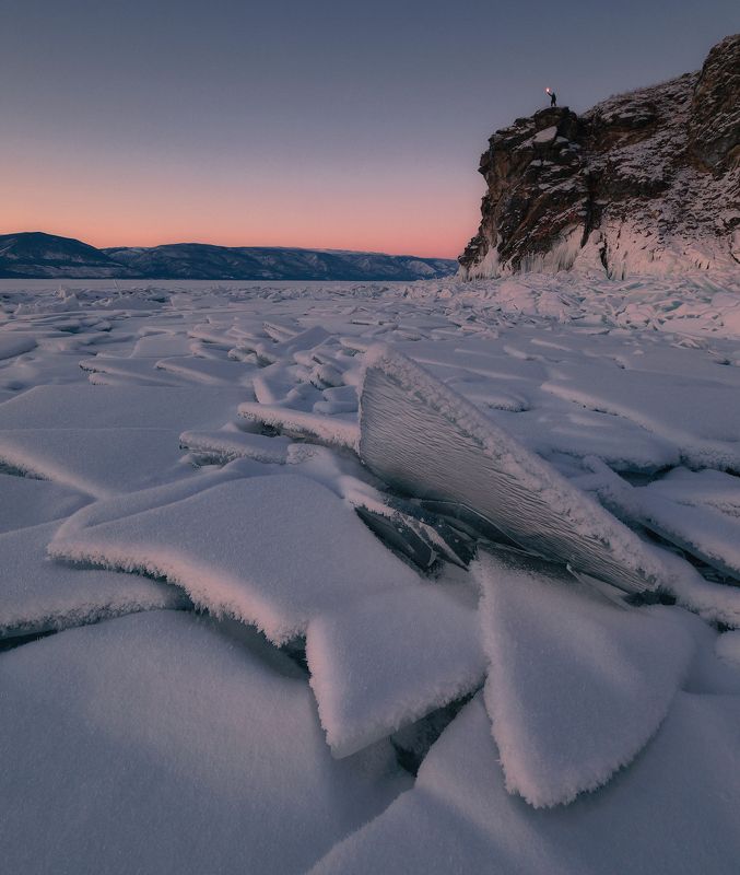 байкал, зима, торосы, закат Ледяной Байкалphoto preview