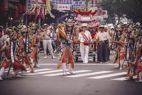 TAIWAN Temple Fair Parade Formation