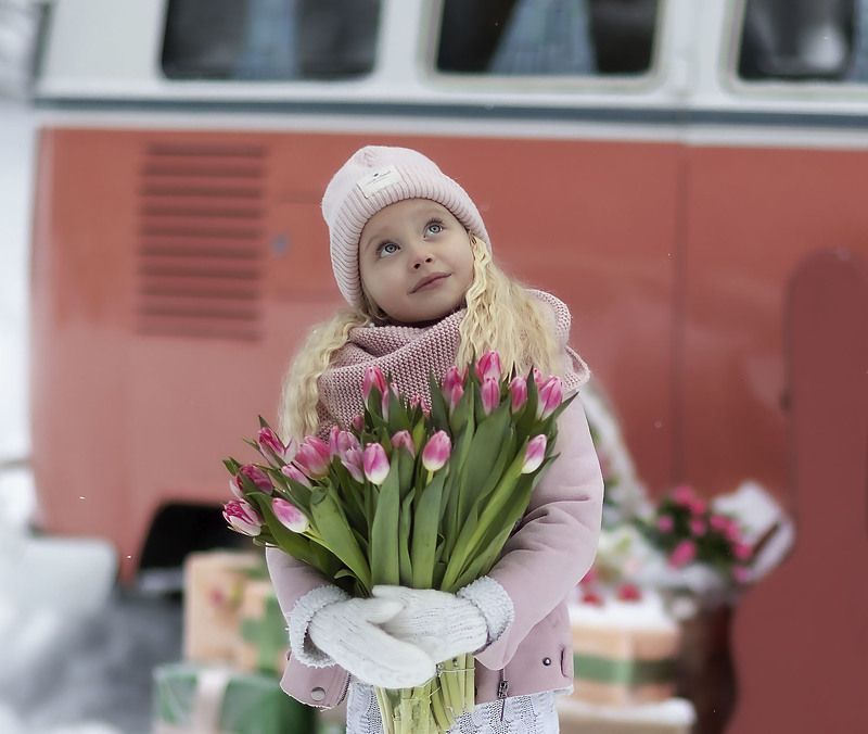 девочка,весна,тюльпаны,красота, child, spring, beautiful, nature Веснаphoto preview