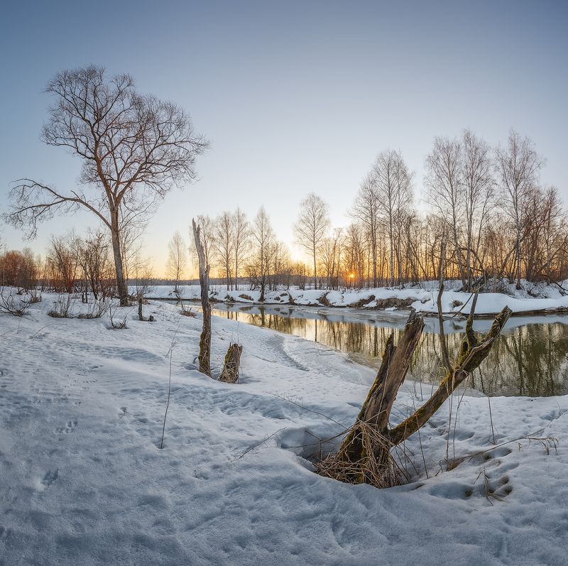 Рассвет на реке Киржач