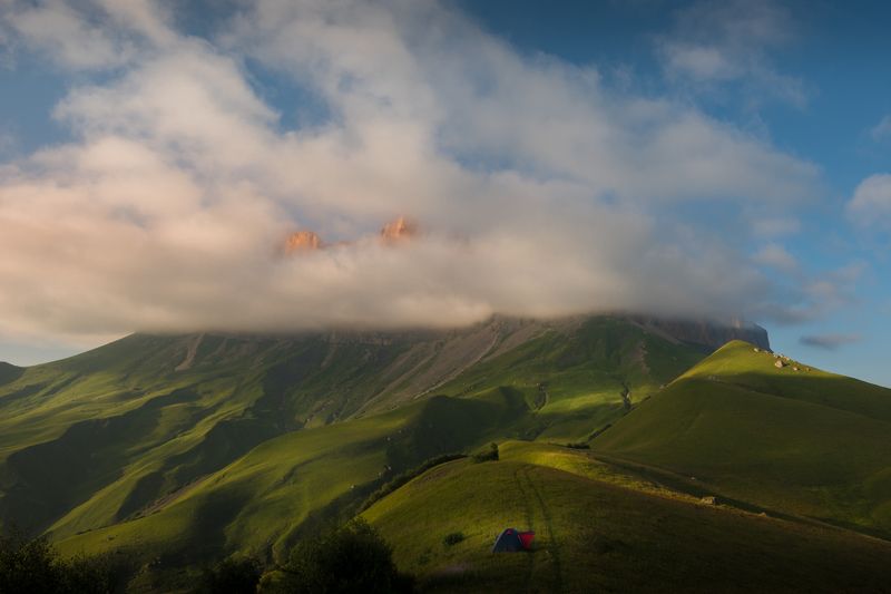 кавказ, кабардино-балкария, горы, метеген, перевал, верхняя балкария Метегенphoto preview