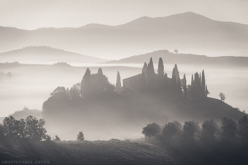 пейзаж, Тоскана, фототур, туман Туманная Тоскана | фототурphoto preview