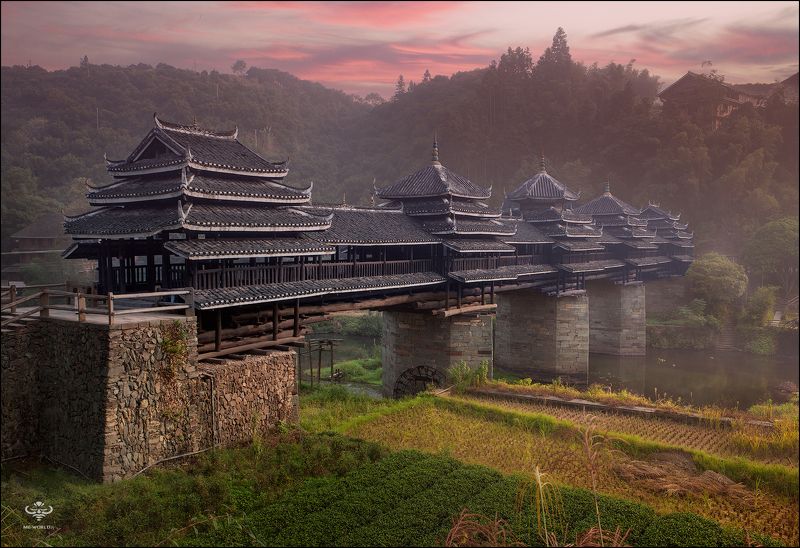 Китай, мост, фототур,  Мост Дождя и Ветраphoto preview