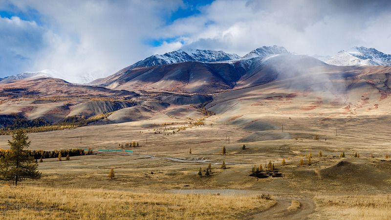 Пейзаж, горы, облака, осень, Горный Алтай Горный Алтайphoto preview
