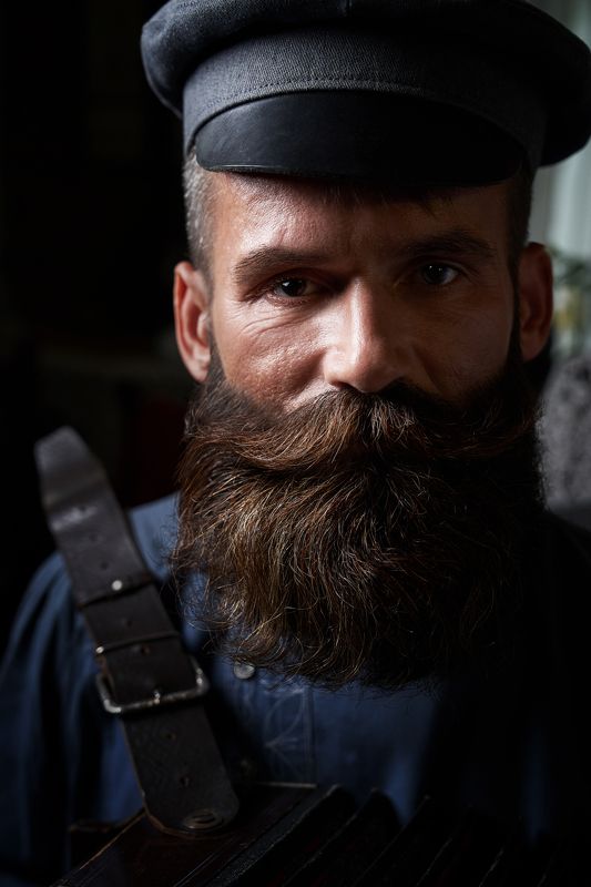 гармонь, крестьянин, борода, мужчина, усы, кепка Владимирphoto preview