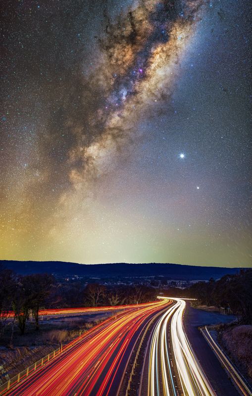 #nightscape #milkyway #love #stars #nikon #australia Lining with starsphoto preview