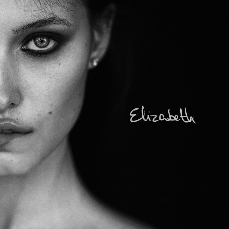 portrait, bw, dnb, girl, woman, retouch, eyes, beautiful, canon, 85mm Elizabethphoto preview