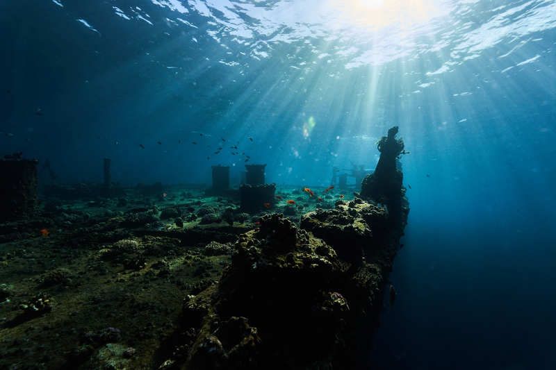 затонувший корабль, подводное фото, рекдайвинг Million hopephoto preview