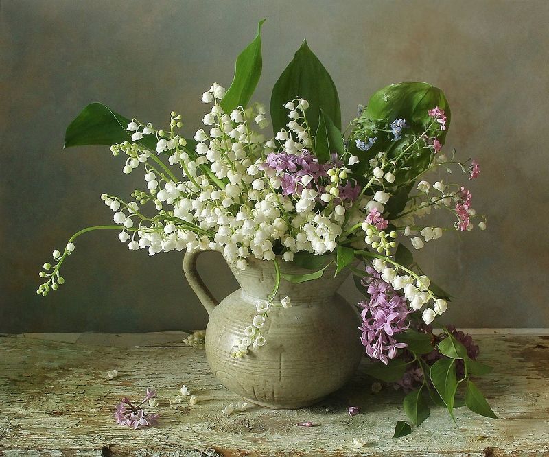 натюрморт, цветы, ландыши, весна, марина филатова Ландышиphoto preview