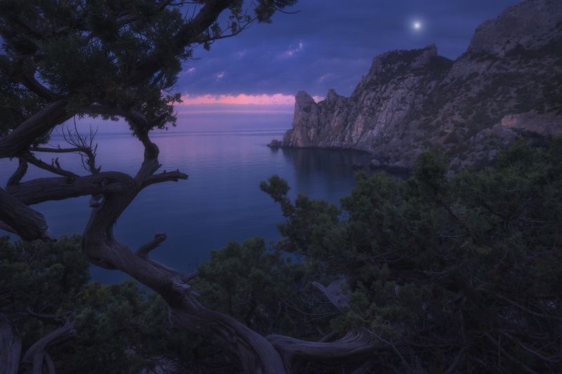 крым, новыйсвет, горы Крымский вечерphoto preview