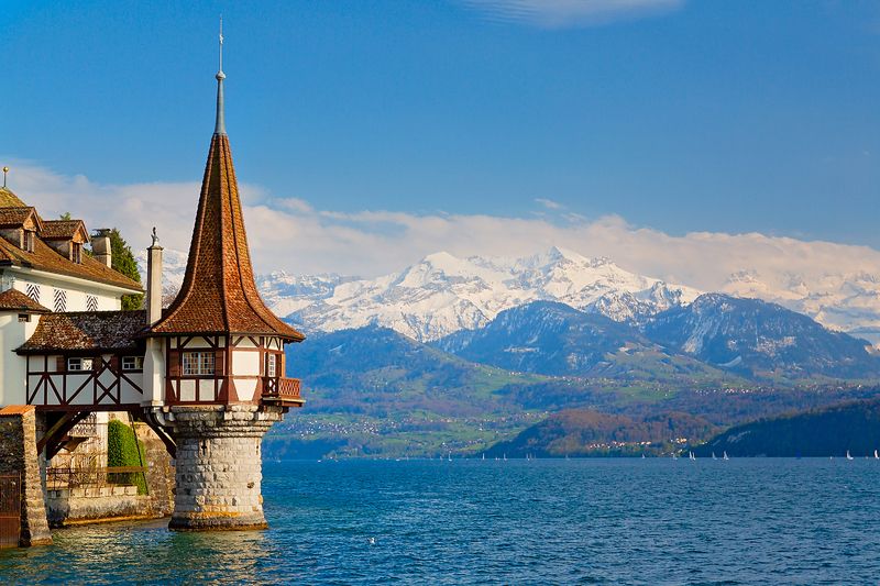 Тунское озеро, Швейцарияphoto preview