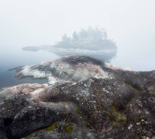 Misty island