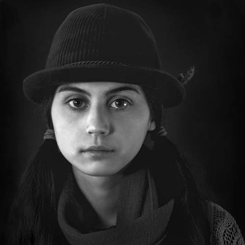 Портрет в шляпке. 2017