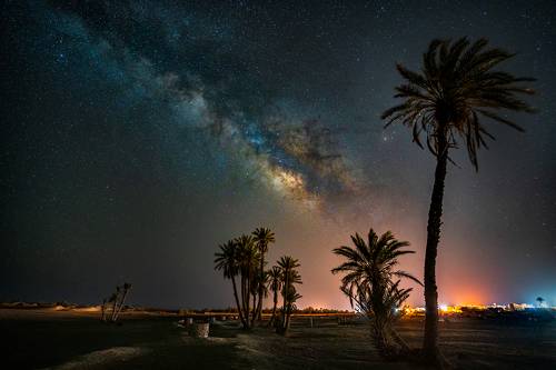 Milky Way over the Merzouga Desert / Млечный Путь над пустыней Мерзуга