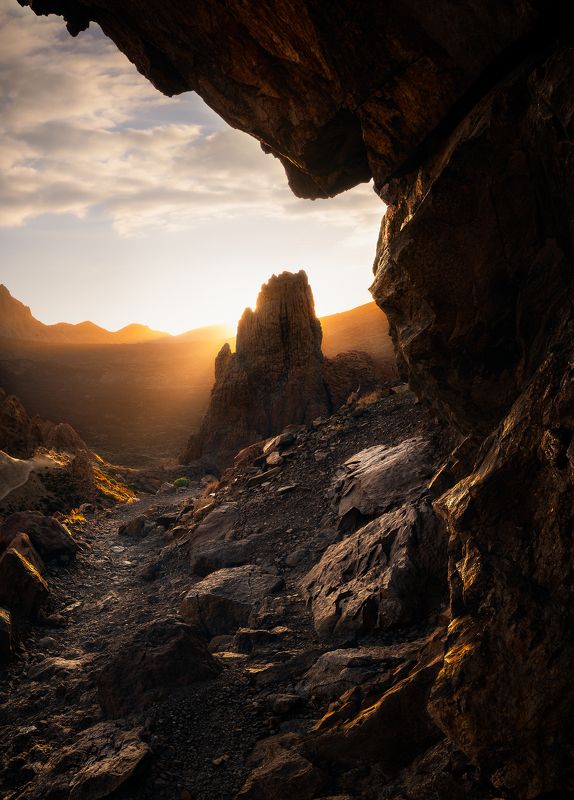 Landscape mountain tenerife canary teide sunset goldenhour mood The Promises of Dustphoto preview