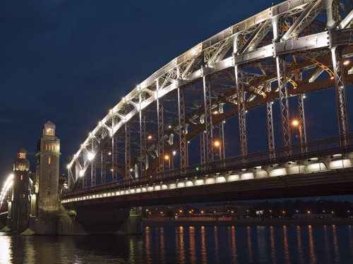 мост императора петра великого, санкт-петербург